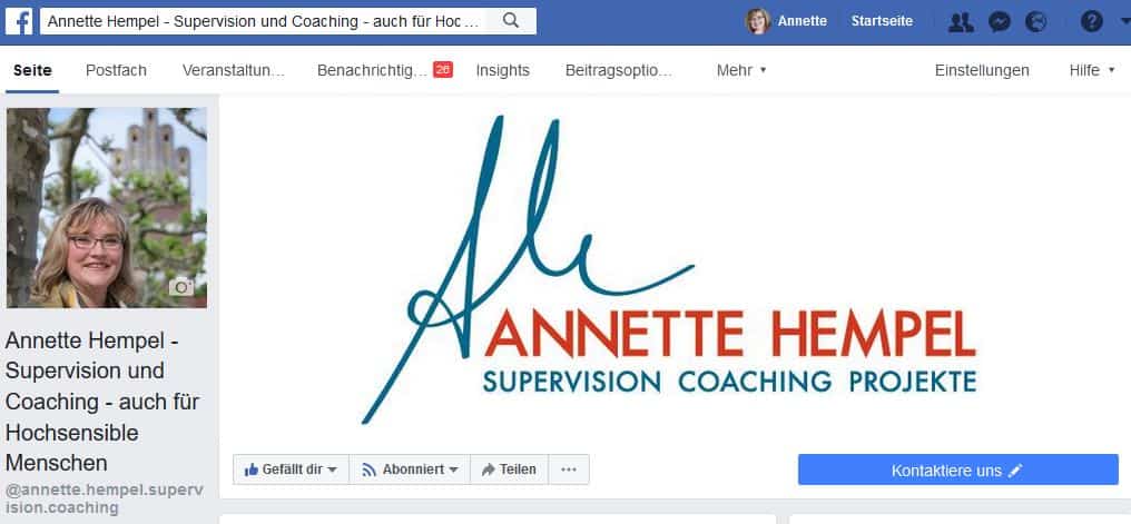 Annette Hempel - Supervision und Coaching auf Facebook